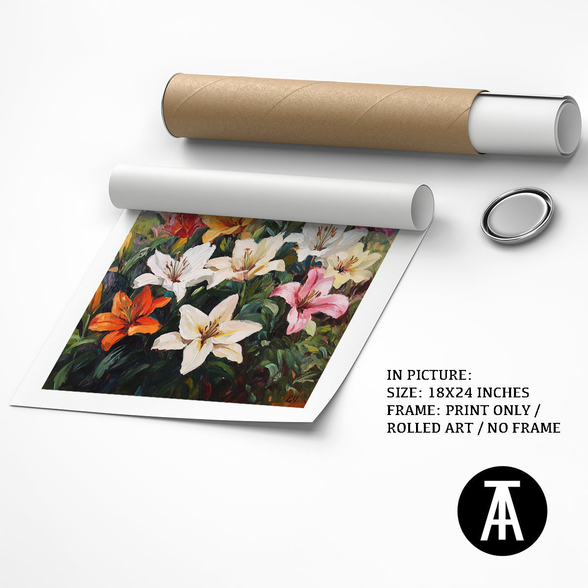Artwork as Print Only or Rolled Art