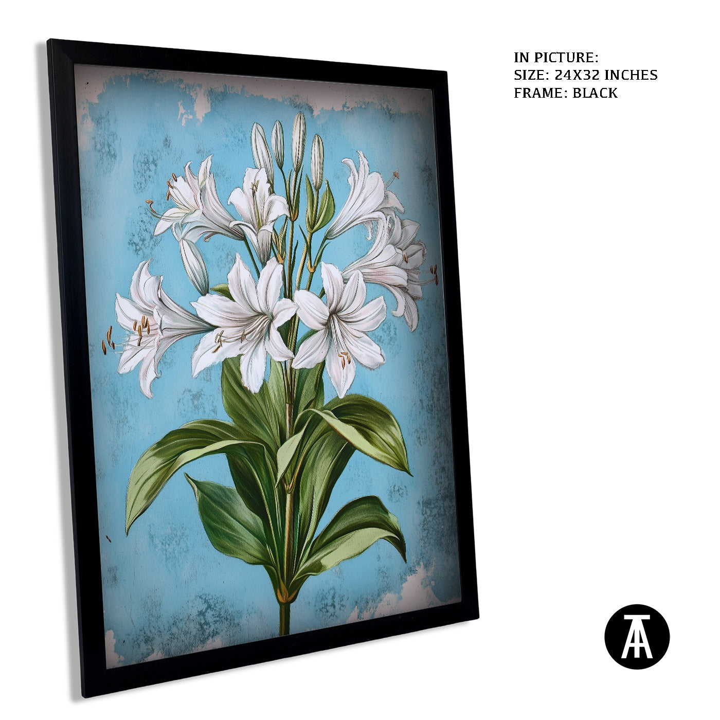 Artwork in Metal Earling Silver Frame