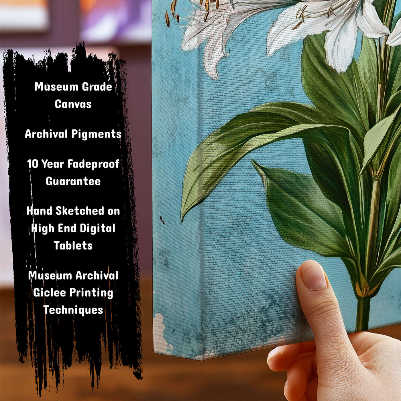 Information about Floral Botanical Canvas Art Print