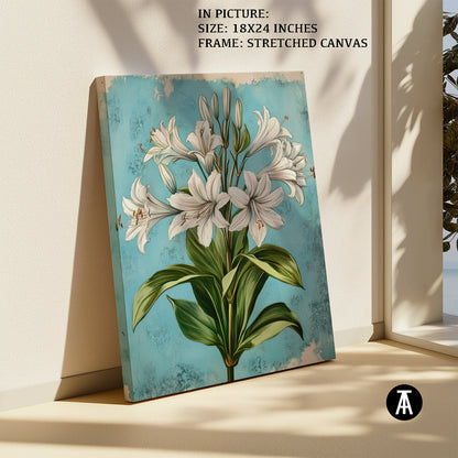 Artwork in Natural Wood Frame