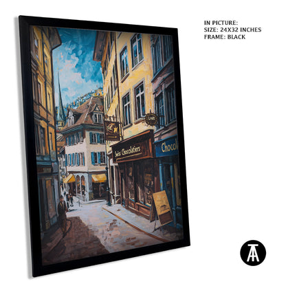 Artwork in Metal Earling Silver Frame