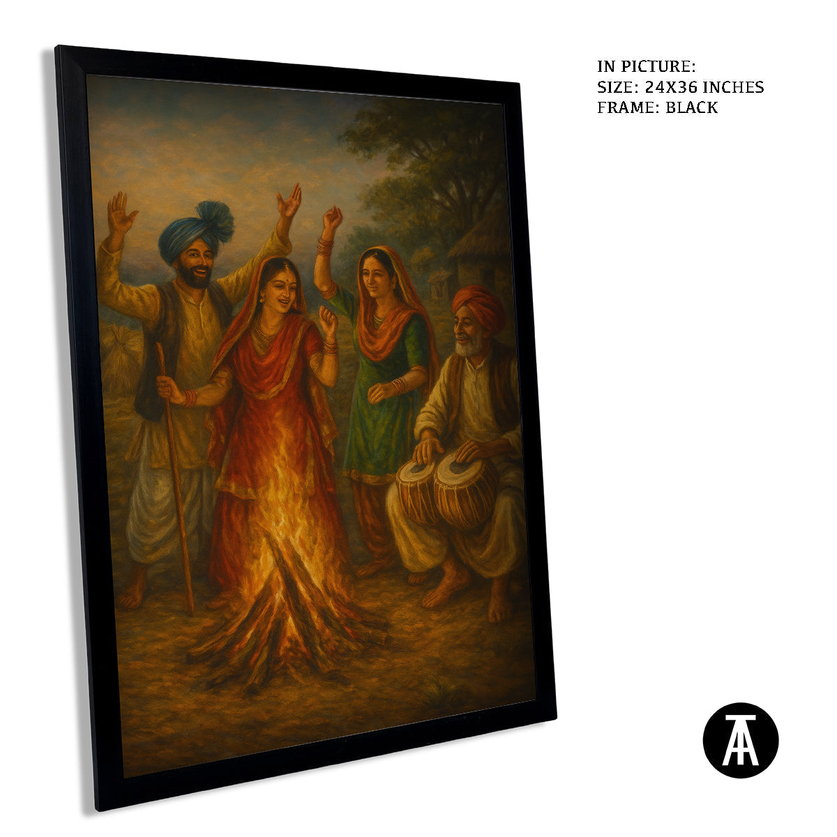 Artwork in Black Frame