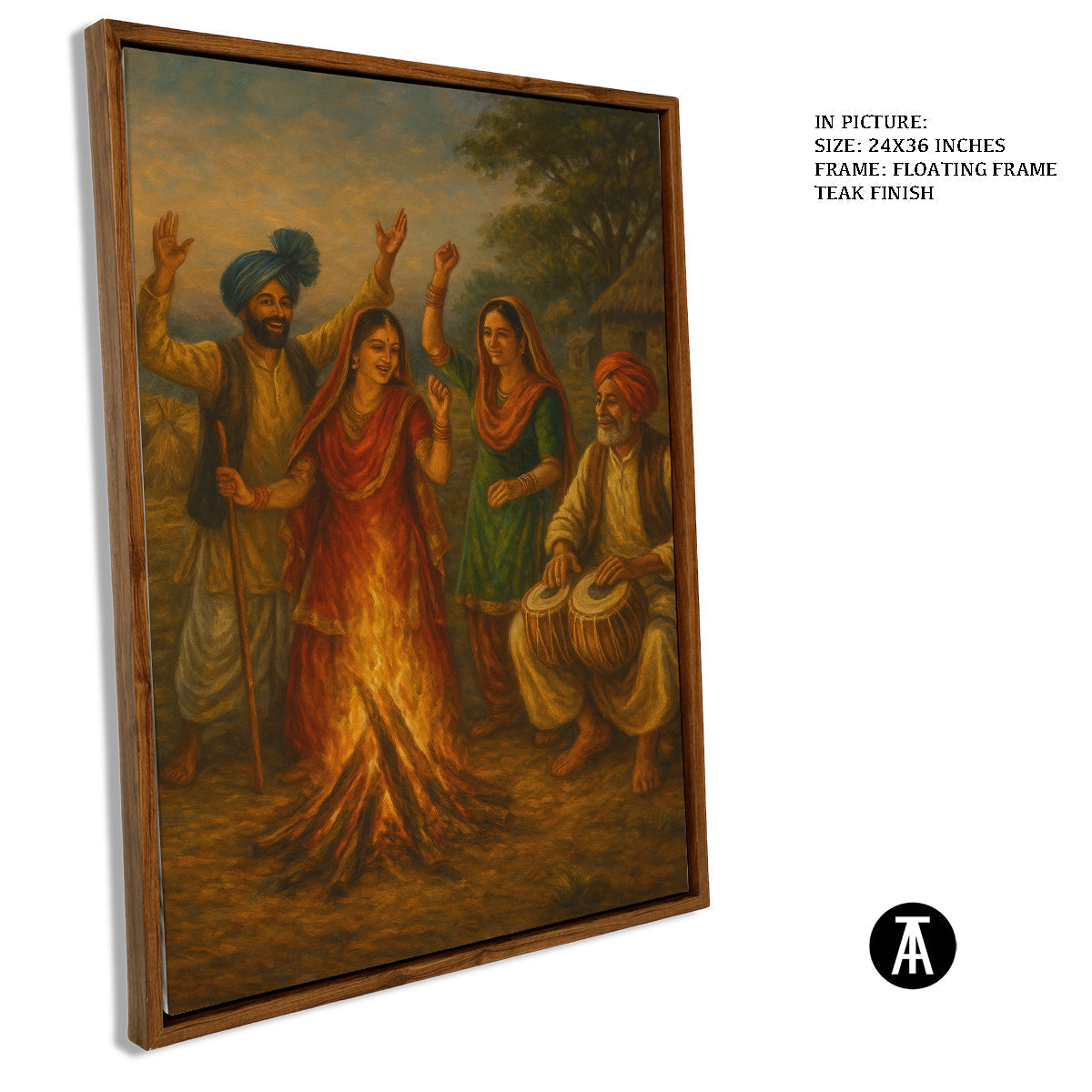 Artwork in Floating Frame