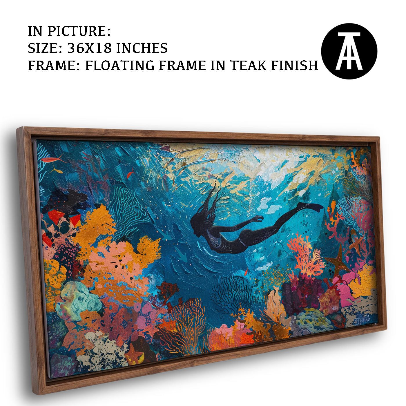 Artwork in Floating Frame
