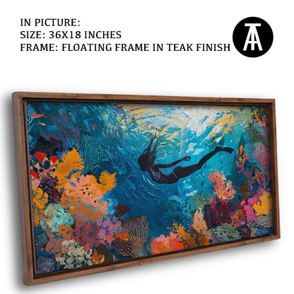 Artwork in Floating Frame