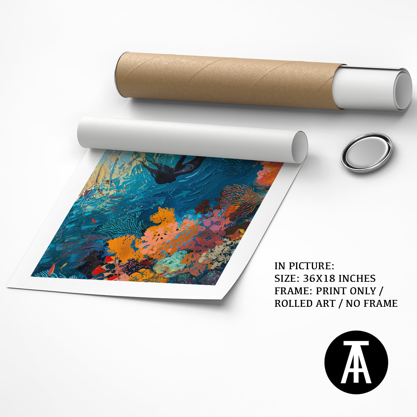 Artwork as Print Only or Rolled Art