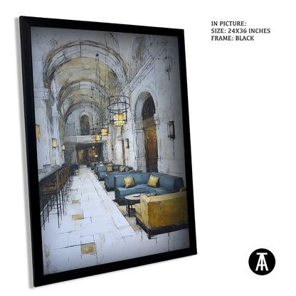 Artwork in Metal Earling Silver Frame