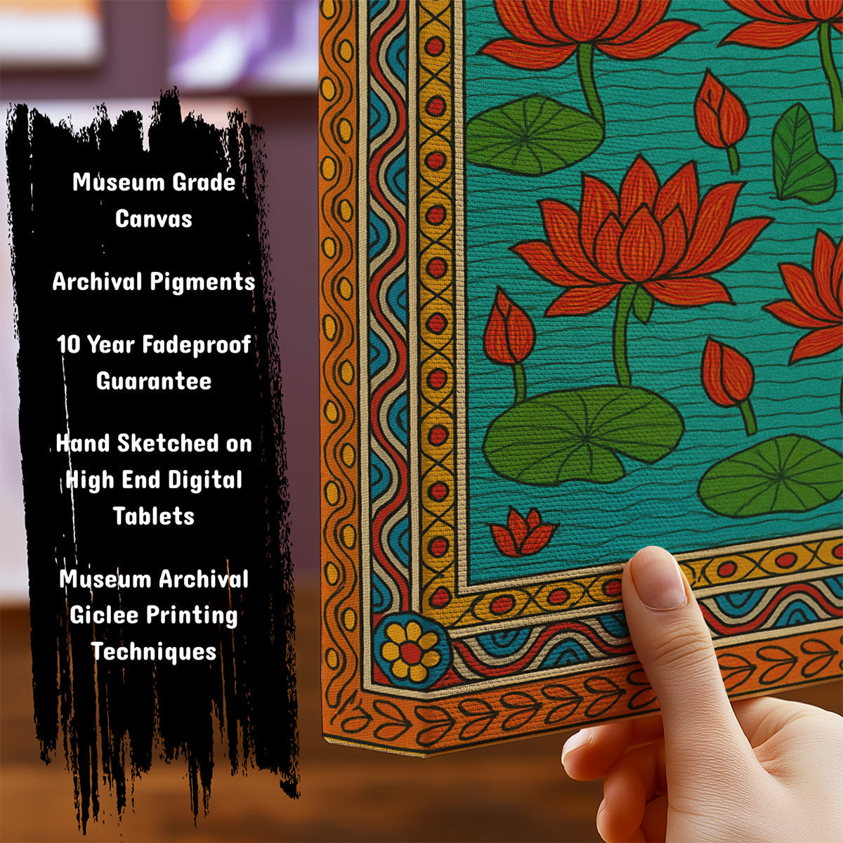 Information about Indian Art Canvas Art Print