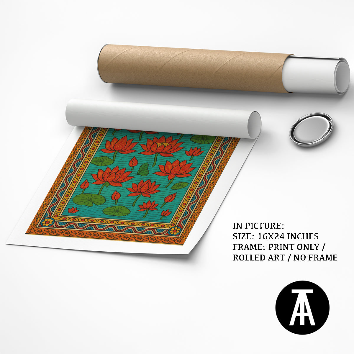 Artwork as Print Only / Rolled Art