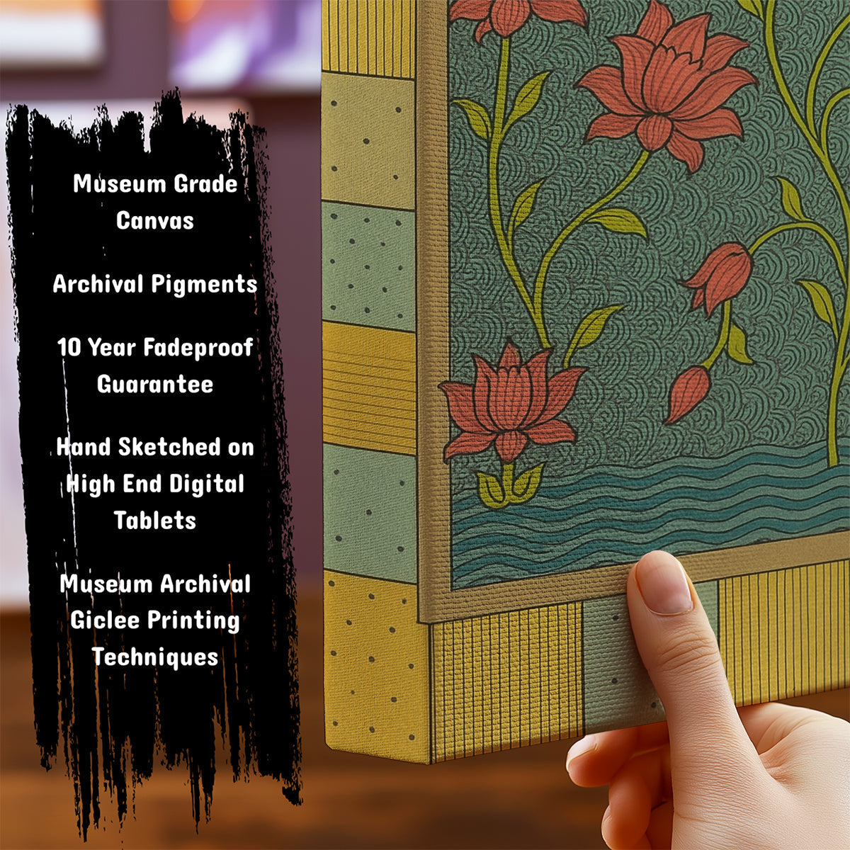 Information about Indian Art Canvas Art Print