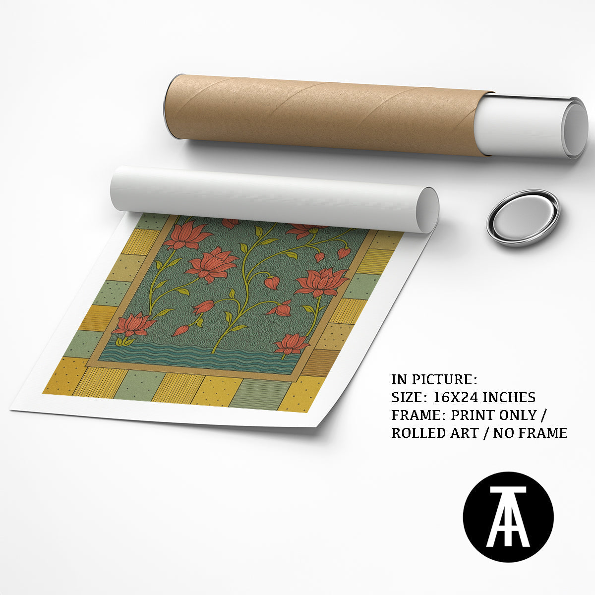 Artwork as Print Only / Rolled Art