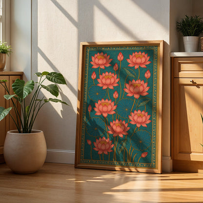 Heritage Indian Painting in a Lifestyle Setting