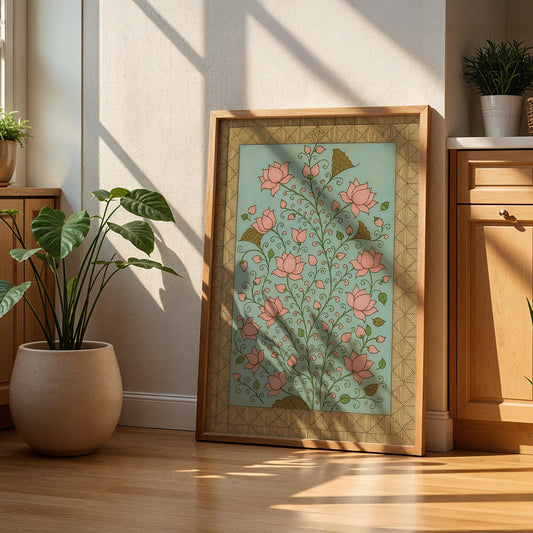 Heritage Indian Painting in a Lifestyle Setting