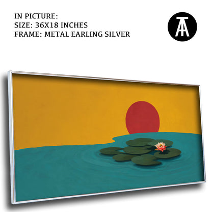 Artwork in Metal Earling Silver Frame
