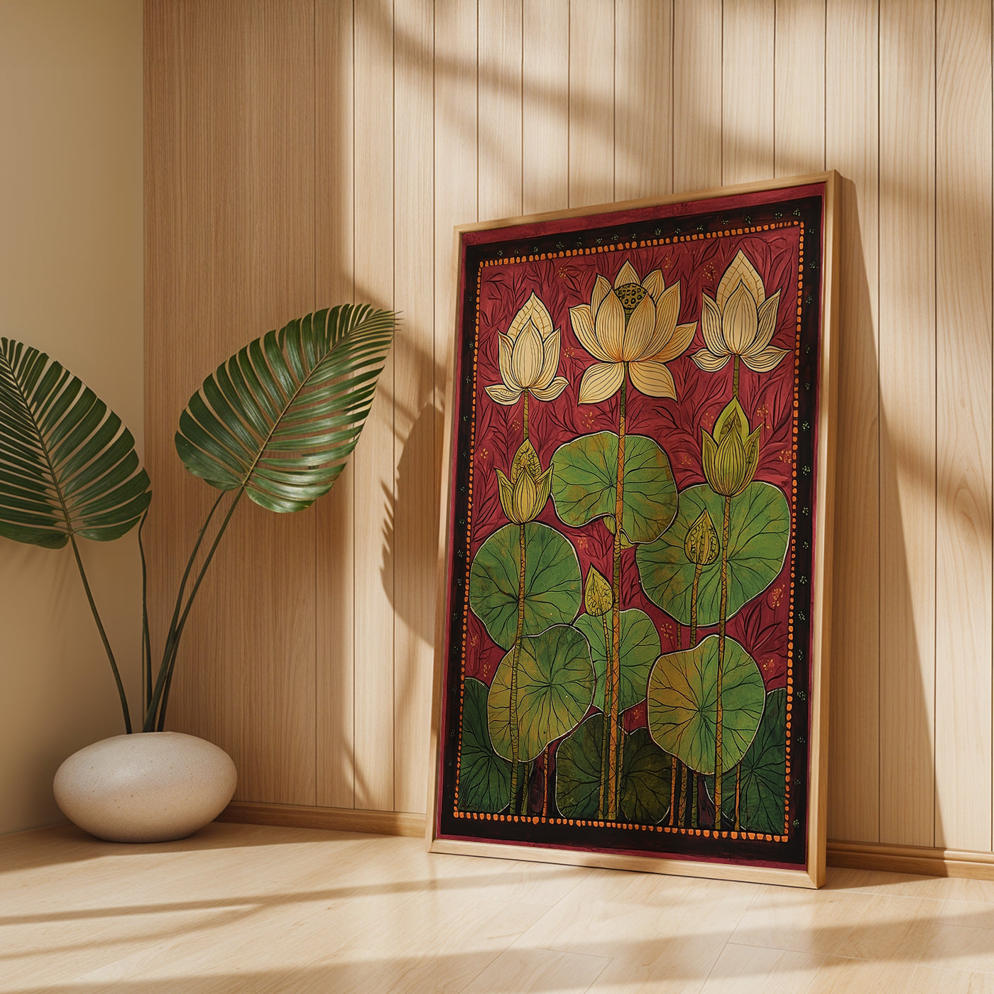 Floral Painting in a Lifestyle Setting