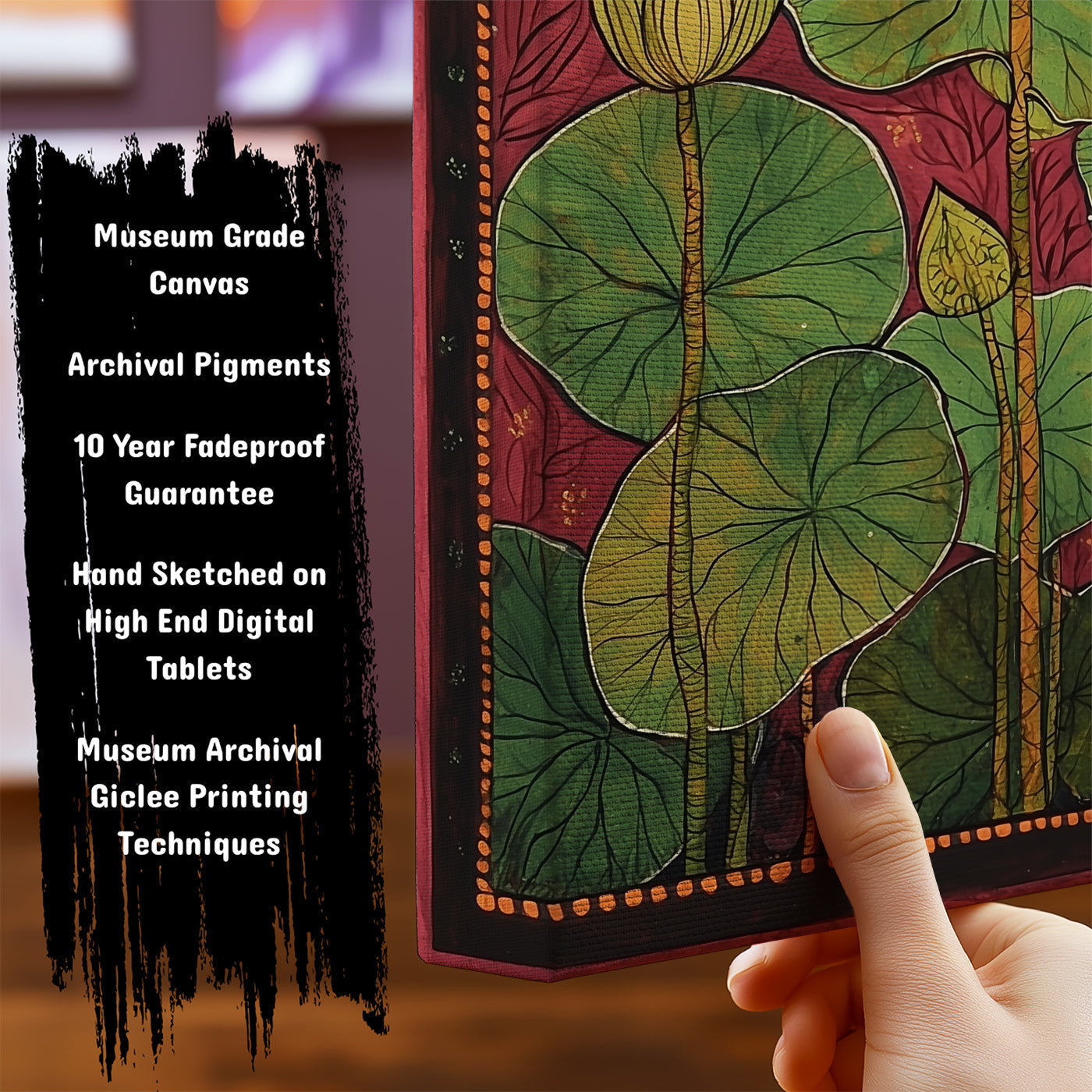 Information about Floral Botanical Canvas Art Print