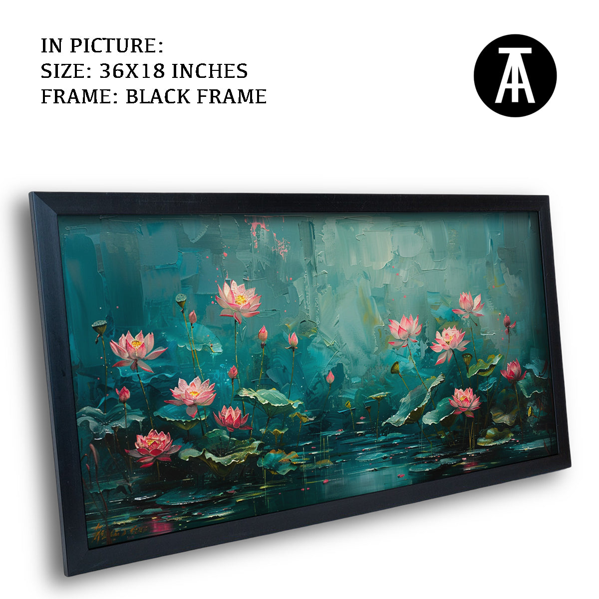 Artwork in Metal Earling Silver Frame