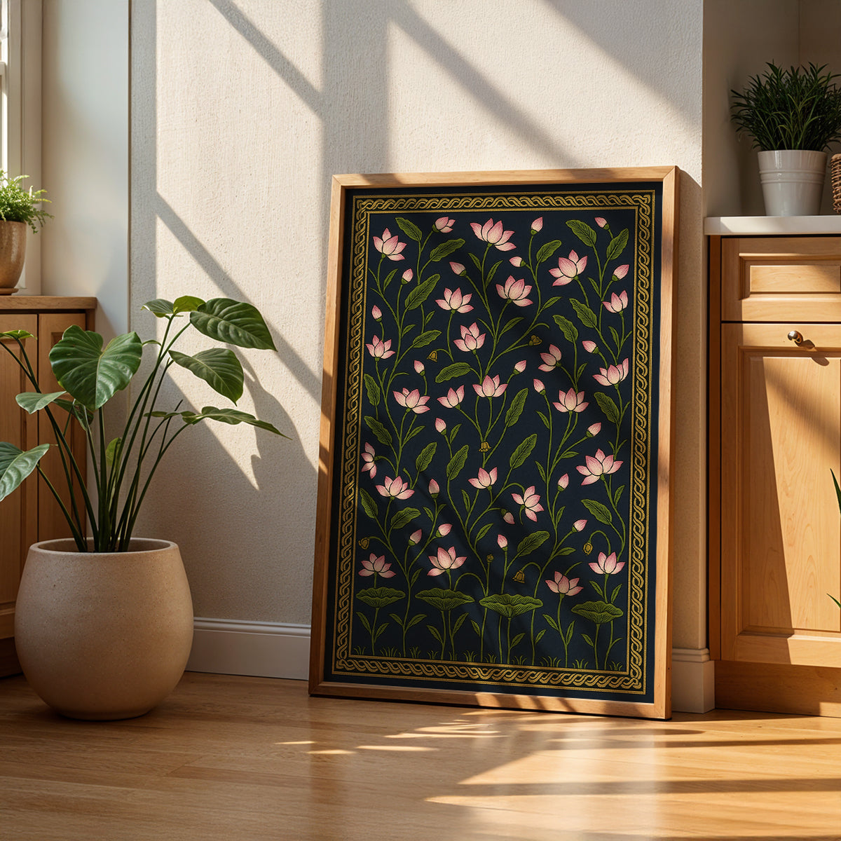 Heritage Indian Painting in a Lifestyle Setting