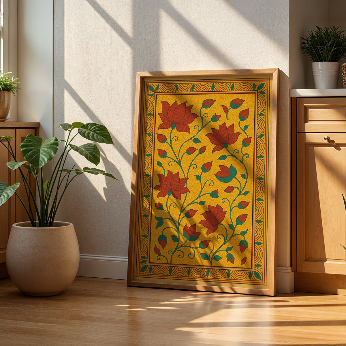 Heritage Indian Painting in a Lifestyle Setting