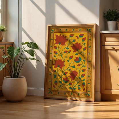 Heritage Indian Painting in a Lifestyle Setting