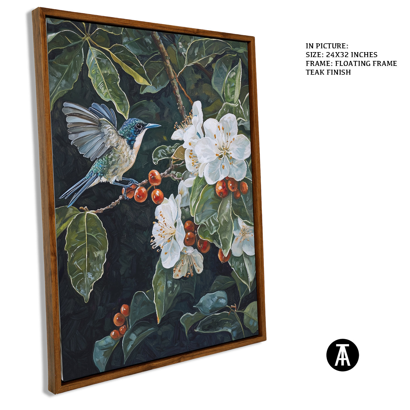 Artwork in Floating Frame