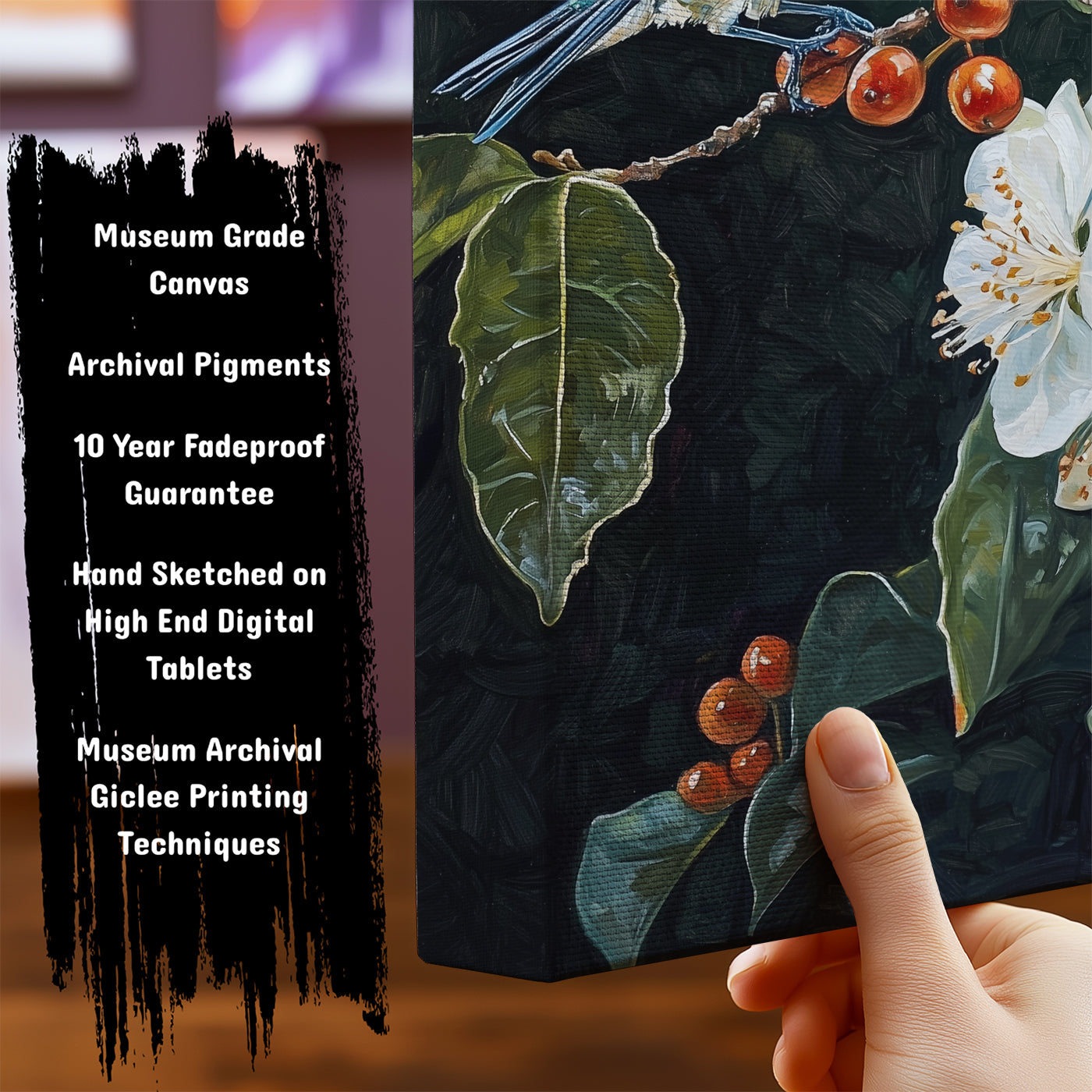 Information about Floral Botanical Canvas Art Print
