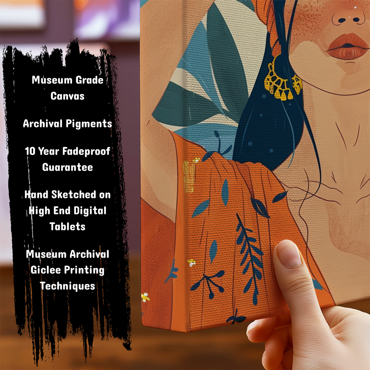 Information about Boho Art Canvas Art Print