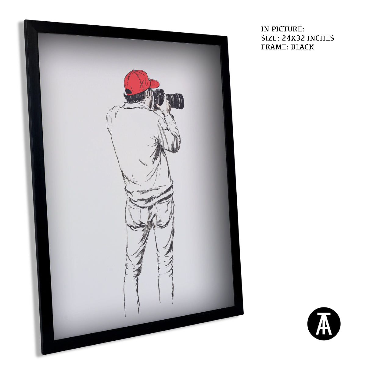 Artwork in Metal Earling Silver Frame