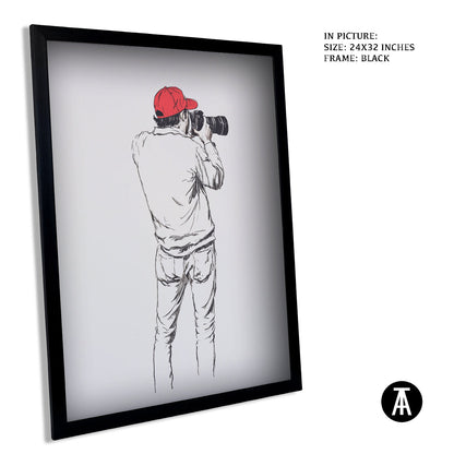 Artwork in Metal Earling Silver Frame
