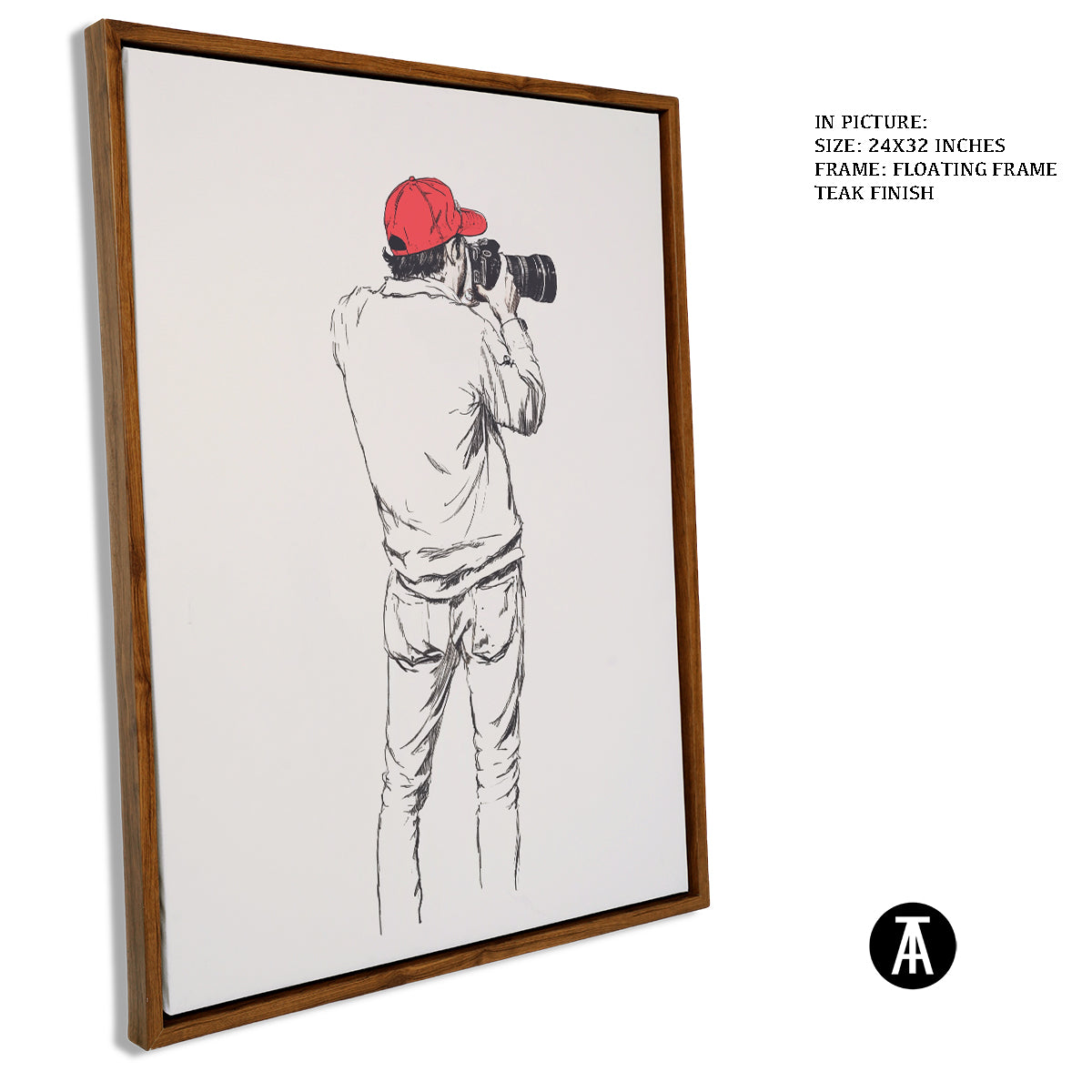 Artwork in Floating Frame