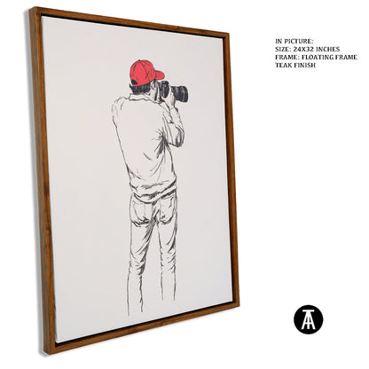 Artwork in Floating Frame
