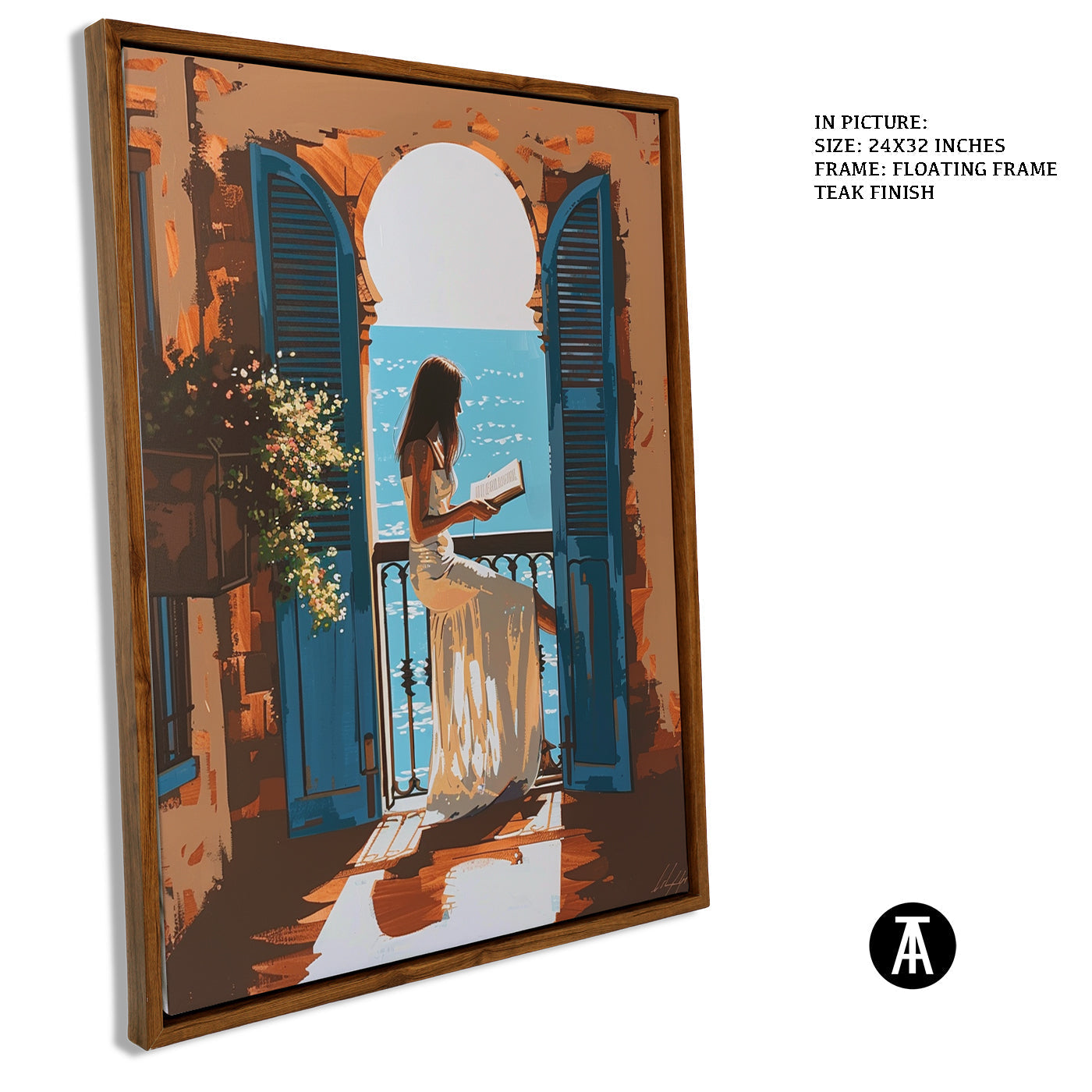 Artwork in Floating Frame