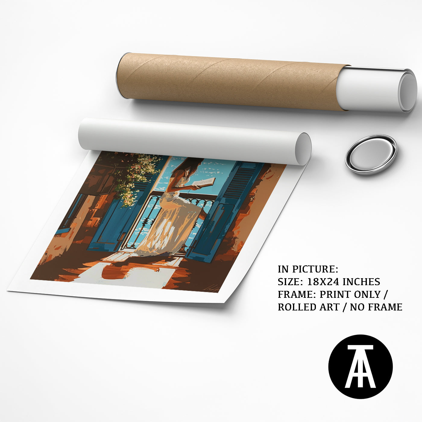 Artwork as Print Only or Rolled Art