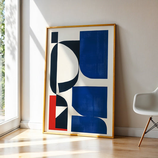 Abstract Art in a Lifestyle Setting Lucid by NYC Abstract