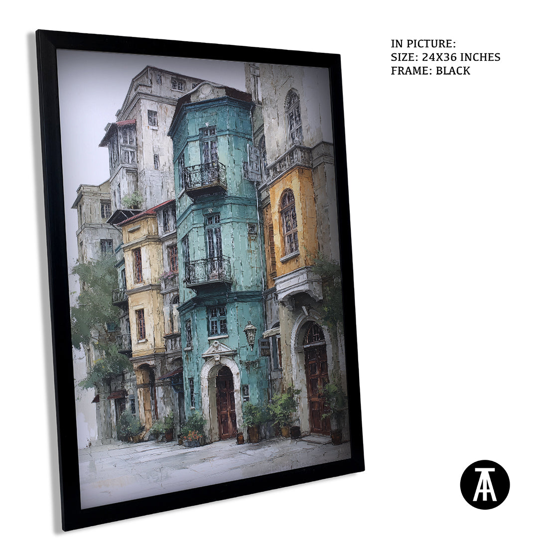 Artwork in Metal Earling Silver Frame