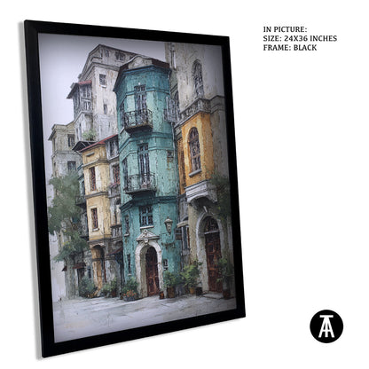 Artwork in Metal Earling Silver Frame