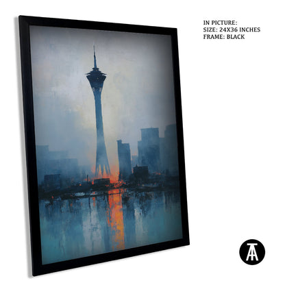 Artwork in Metal Earling Silver Frame