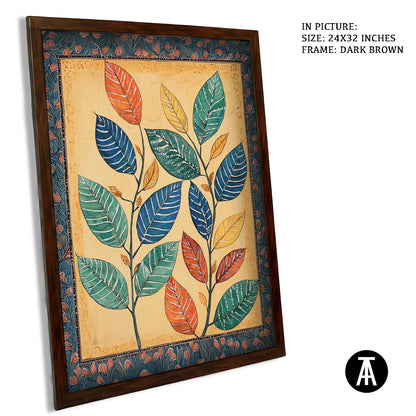 Artwork in Metal Champagne Gold Frame