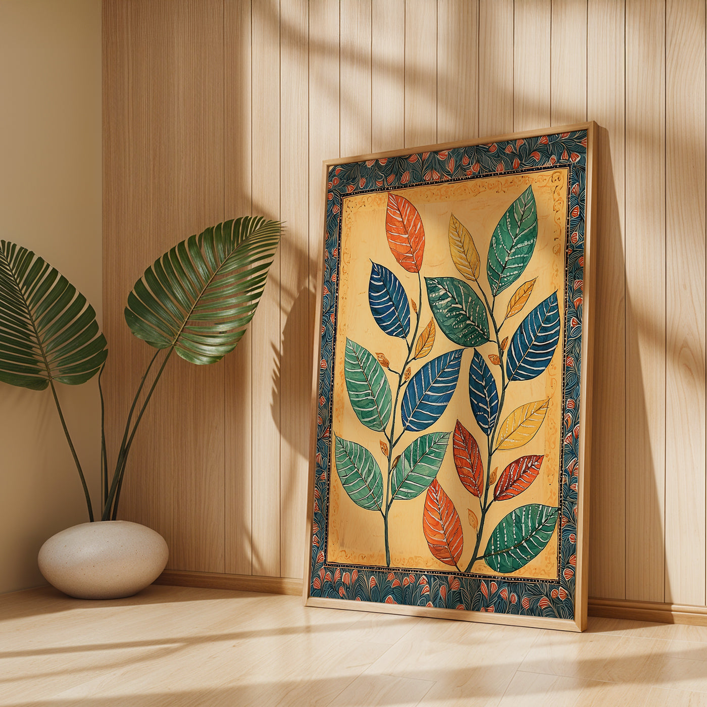 Floral Painting in a Lifestyle Setting