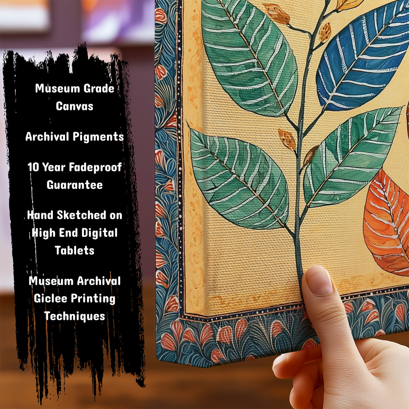Information about Floral Botanical Canvas Art Print
