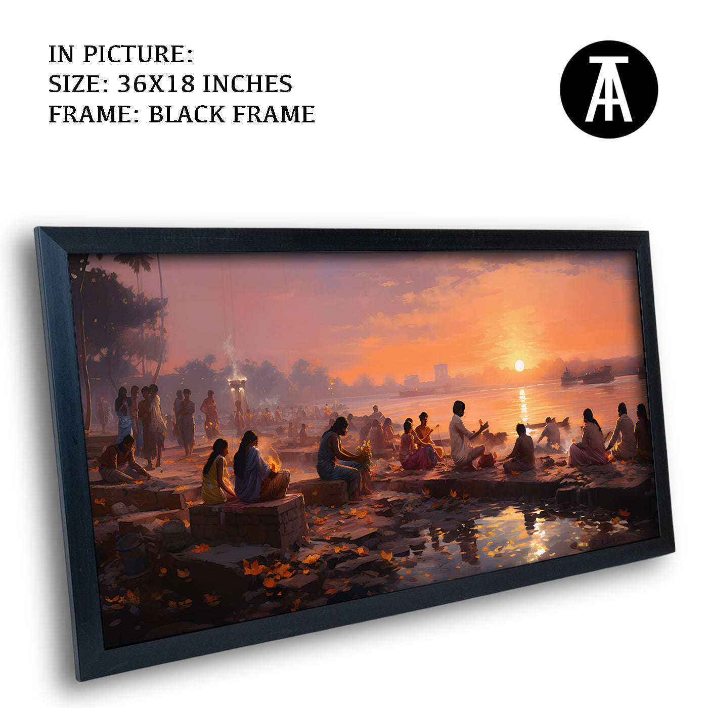 Artwork in Metal Earling Silver Frame