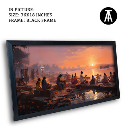 Artwork in Metal Earling Silver Frame