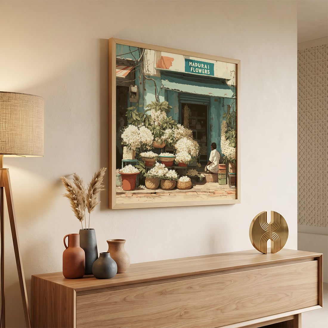Indian Art in a Lifestyle Setting
