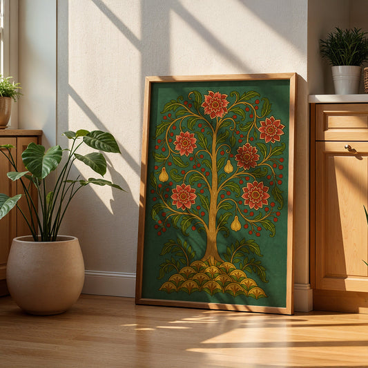 Heritage Indian Painting in a Lifestyle Setting