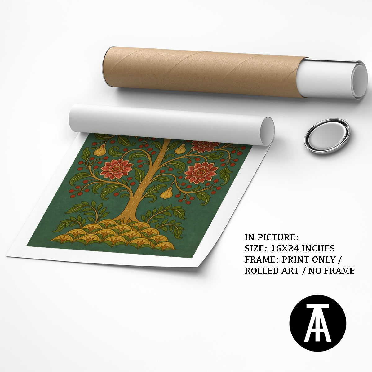 Artwork as Print Only / Rolled Art