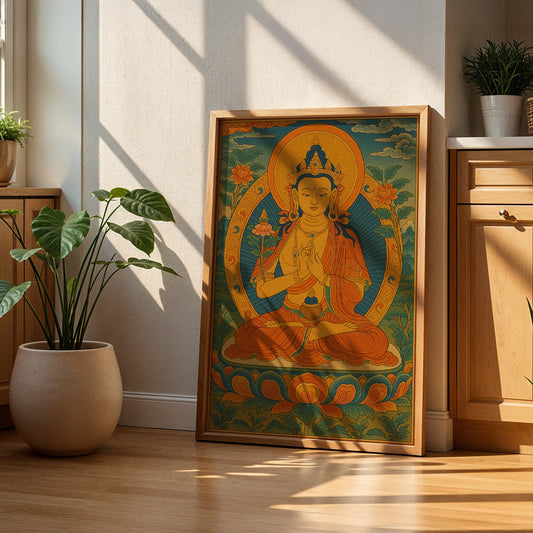 Heritage Indian Painting in a Lifestyle Setting