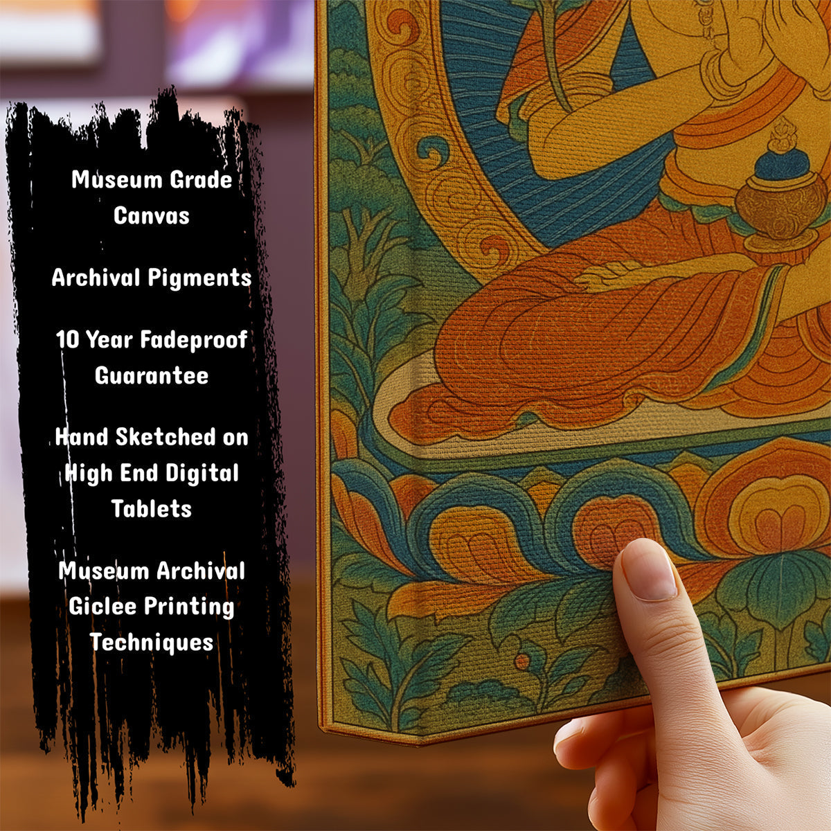 Information about Indian Art Canvas Art Print