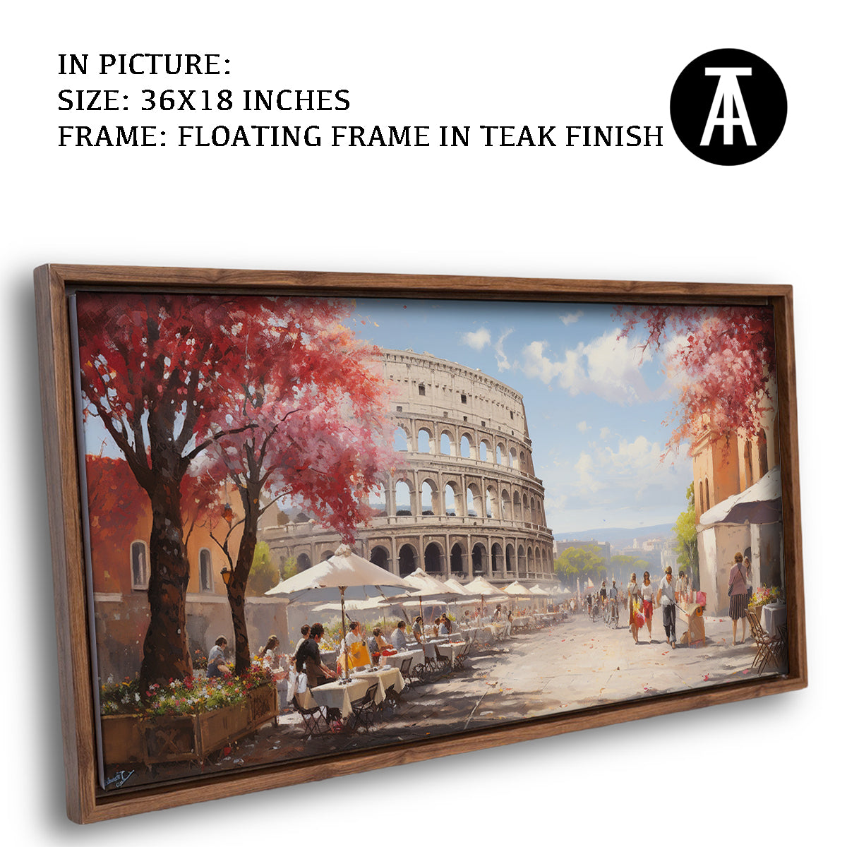 Artwork in Floating Frame