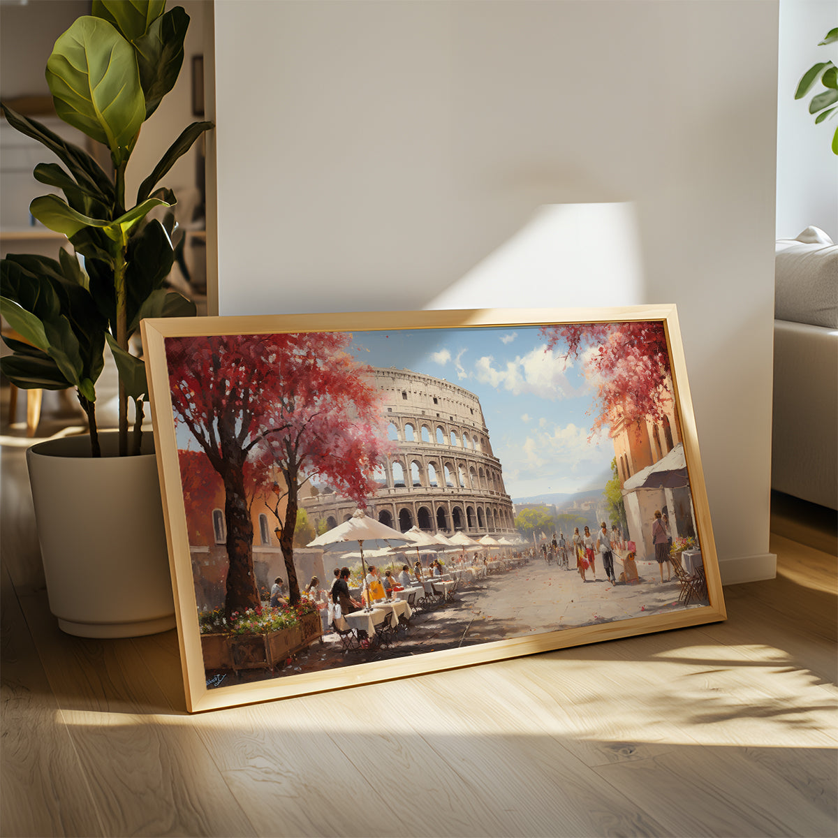 Limited Edition Painting in a Lifestyle Setting