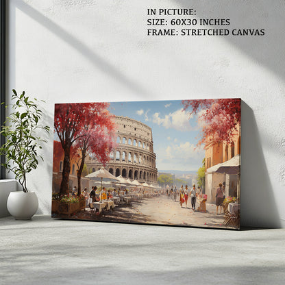 Artwork in Natural Wood Frame